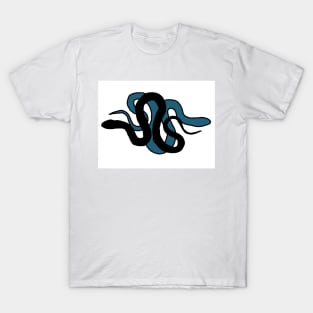 Black and blue snakes T-Shirt